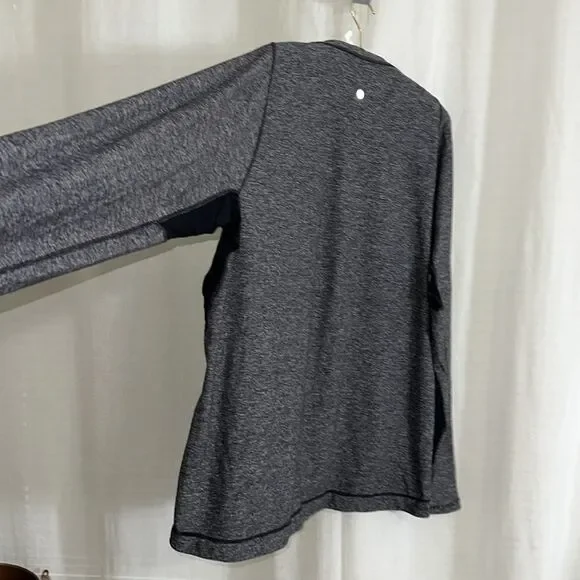 lululemon XL Men’s Charcoal Heather Gray Soft Long Sleeve Jersey Pullover